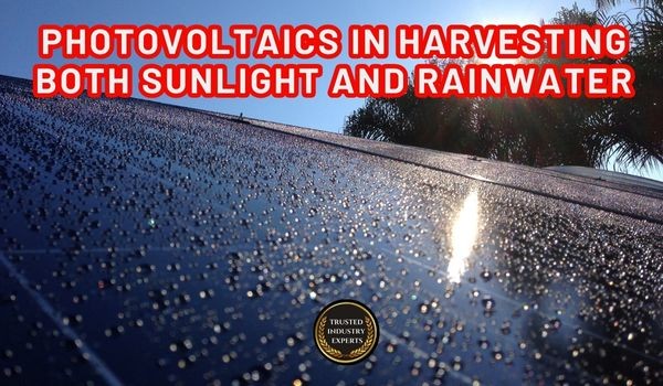 Photovoltaics in Harvesting both sunlight and rainwater